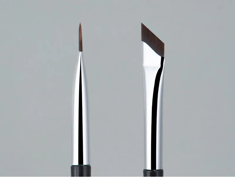 Beuvy Precision Line — Ultra-Thin Eyeliner & Brow Brush Duo